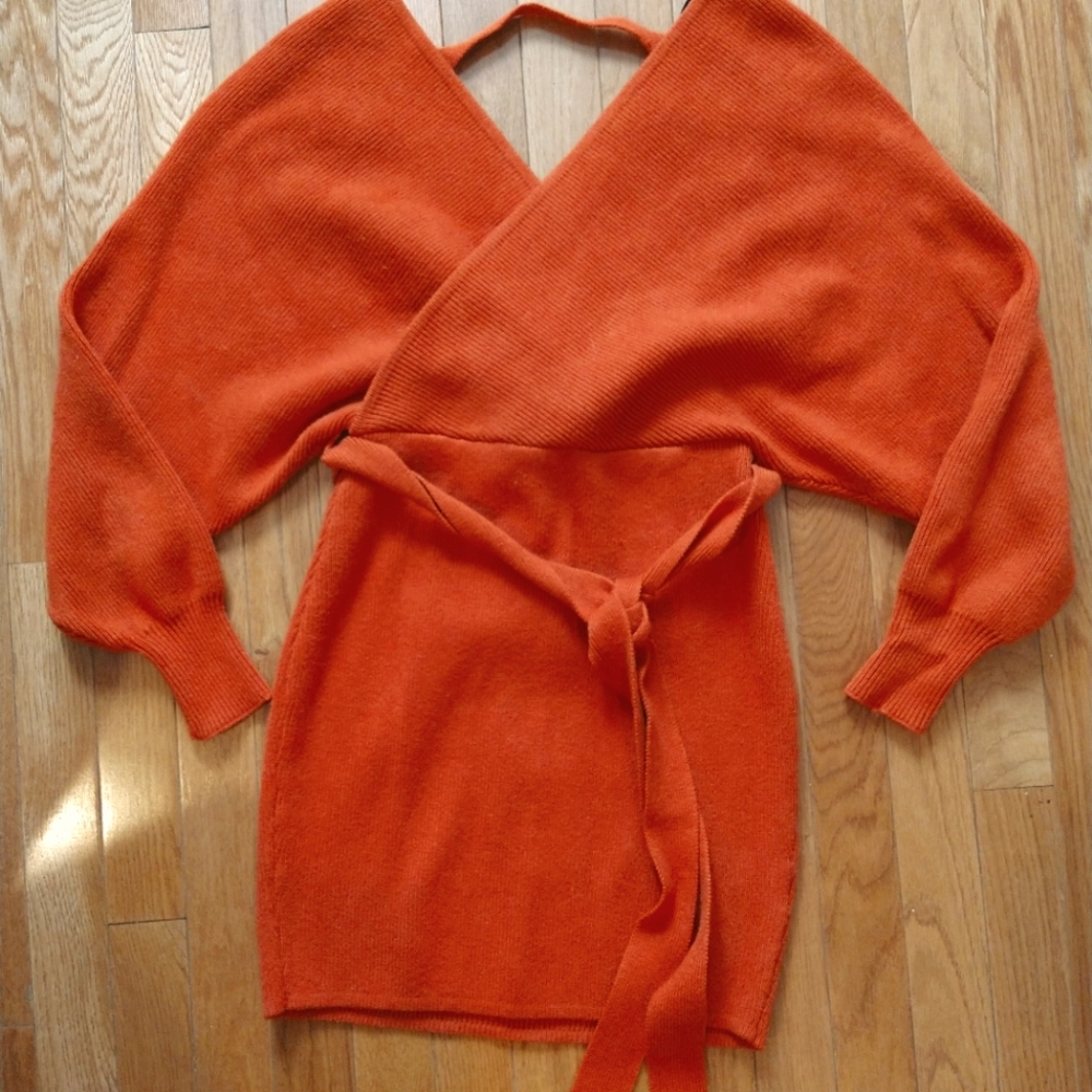 Mini sweater dress